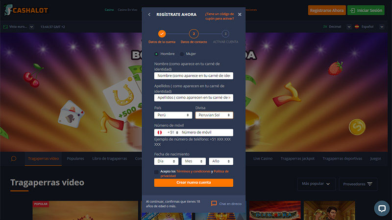 Cashalot Registro 3