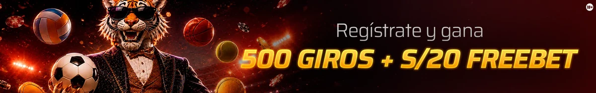 Bono de registro de Meridianbet: 500 giros gratis y apuesta gratis de S/ 20